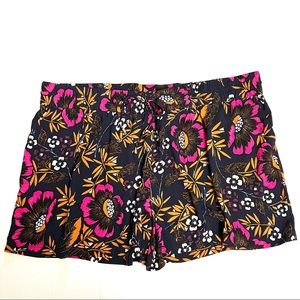 A New Day Floral Tropical Short Plus Size 4X